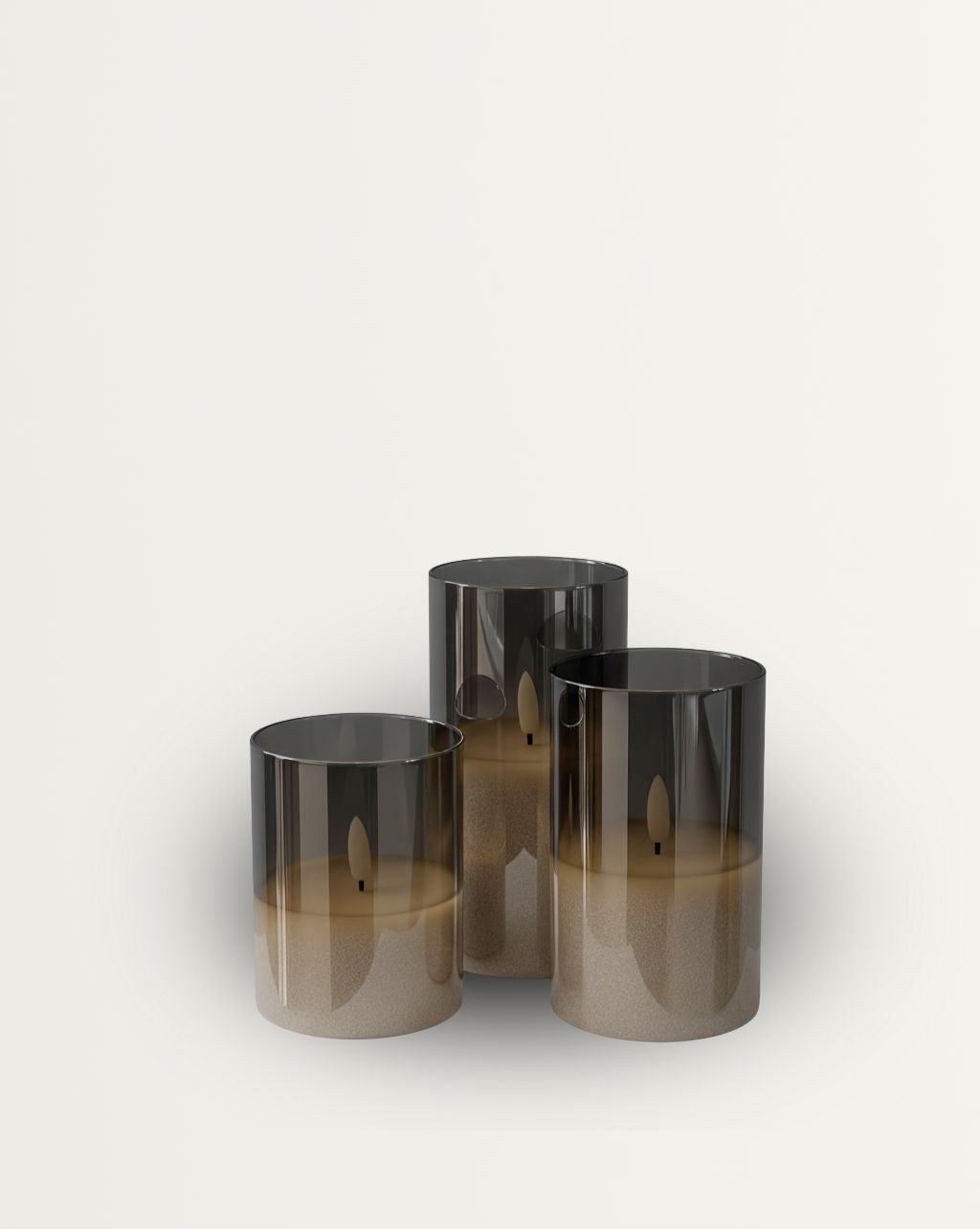 Vlamloze Kaarsen Set - 3D Lont met Afstandsbediening en Timer