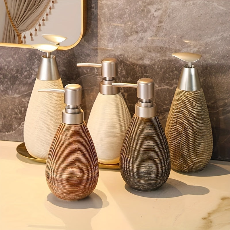 Creatieve Keramische Douchegel Fles met Pomp - Japanse Stijl Badkameraccessoire