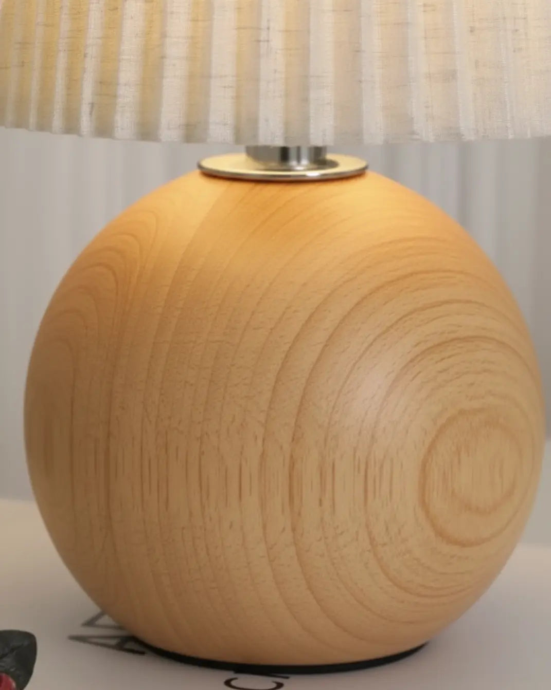 Moderne Stoffen Tafellamp – Keramiek Maison Roze