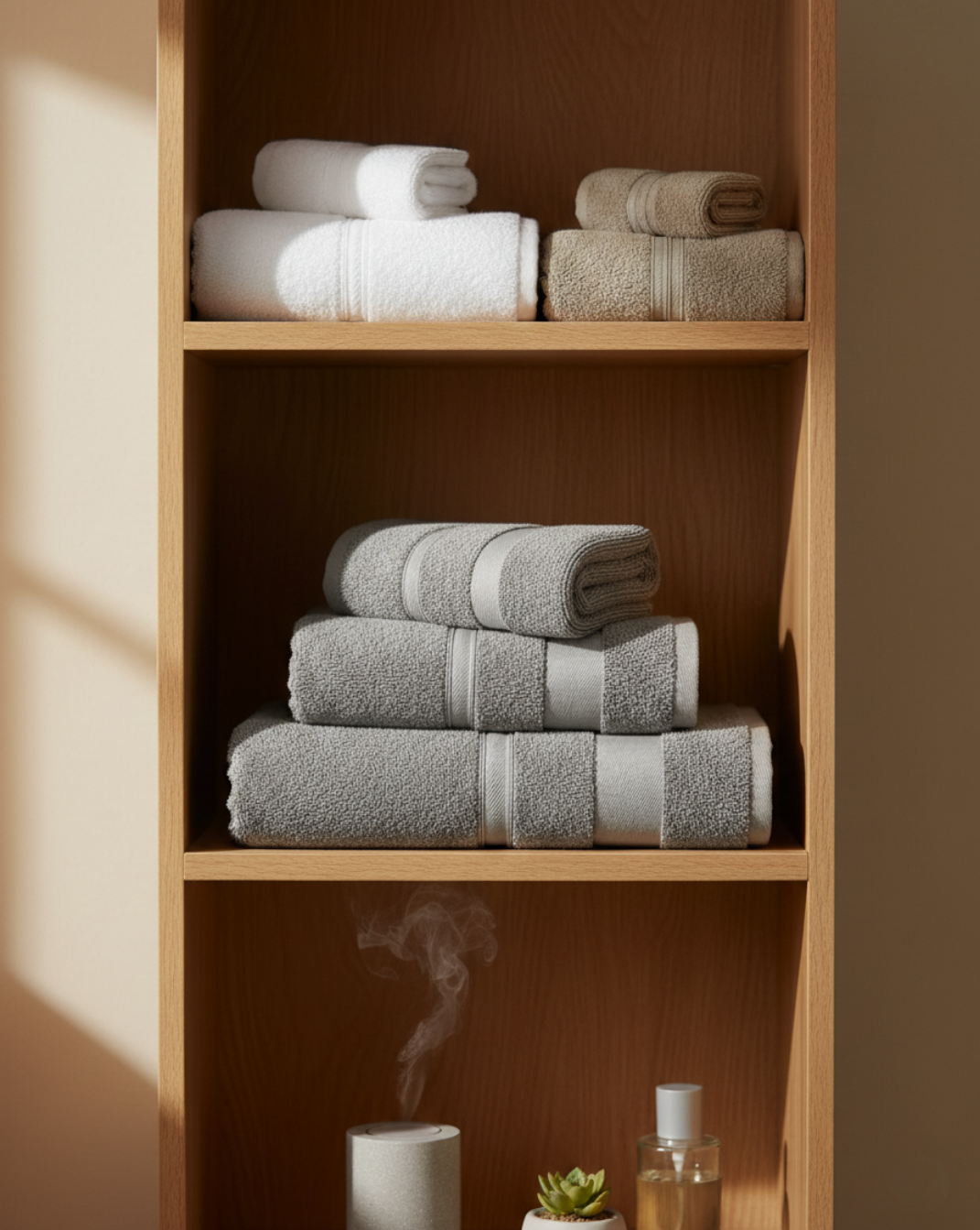 Badhanddoek Set Katoen (4 stuks)