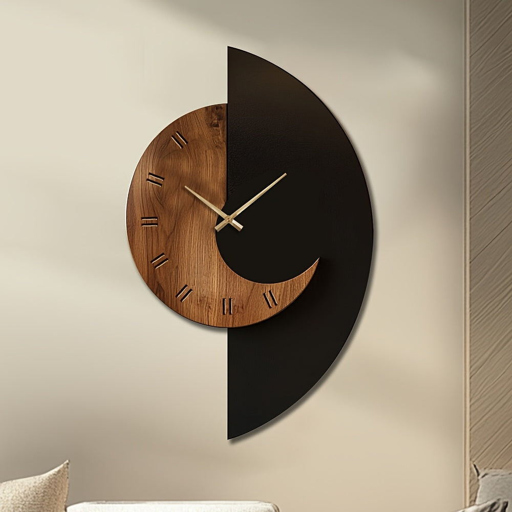 Decoratieve Wandklok - Uniek Houten Ontwerp voor Elke Ruimte