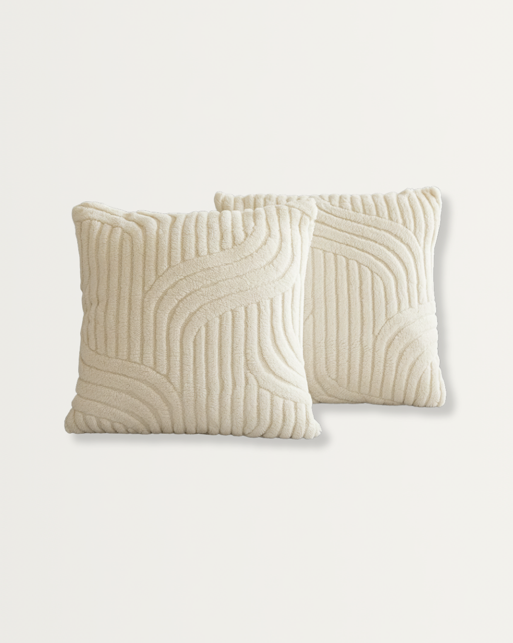 Boho Abstracte Kussenhoezen Set van 2 – Zachte Pluche Geometrische Patroon, 12x20, 18x18, 50.8x50.8 cm