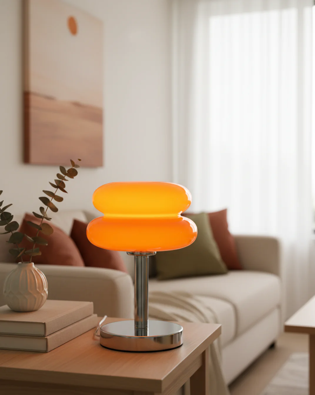 Glazen Tafel Lamp - Trichromatische Dimming