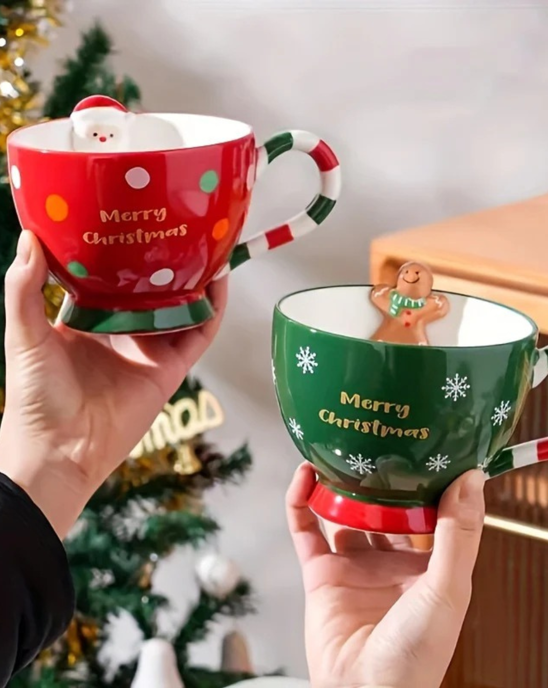 Feestelijke Keramische Mok 500 ml – Cartoon Design