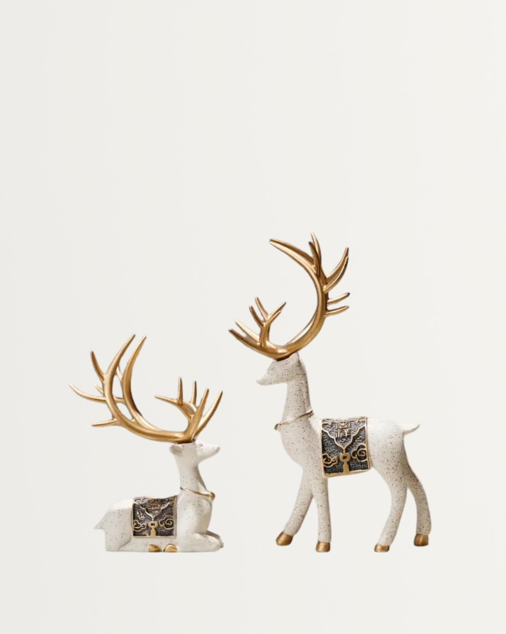 Festive Forest – Set van 2 Rendier-Beeldjes
