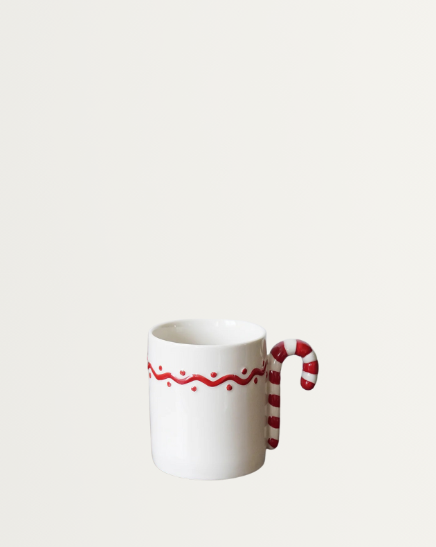 moderne keramische kerstmok - feestelijk design