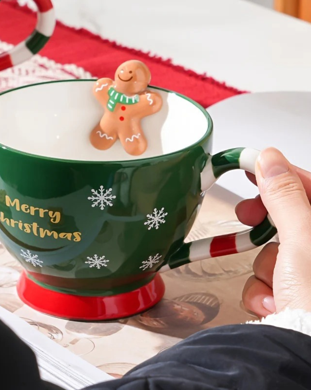 Feestelijke Keramische Mok 500 ml – Cartoon Design