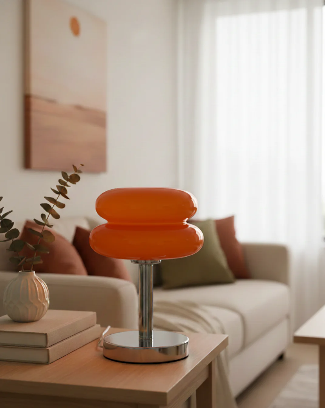 Glazen Tafel Lamp - Trichromatische Dimming