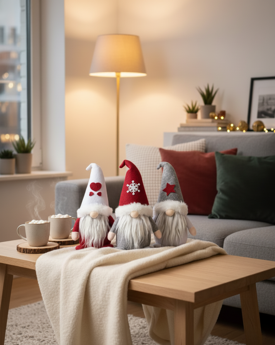 Feestelijk Gnome Ornament – Charmante Kerstdecoratie