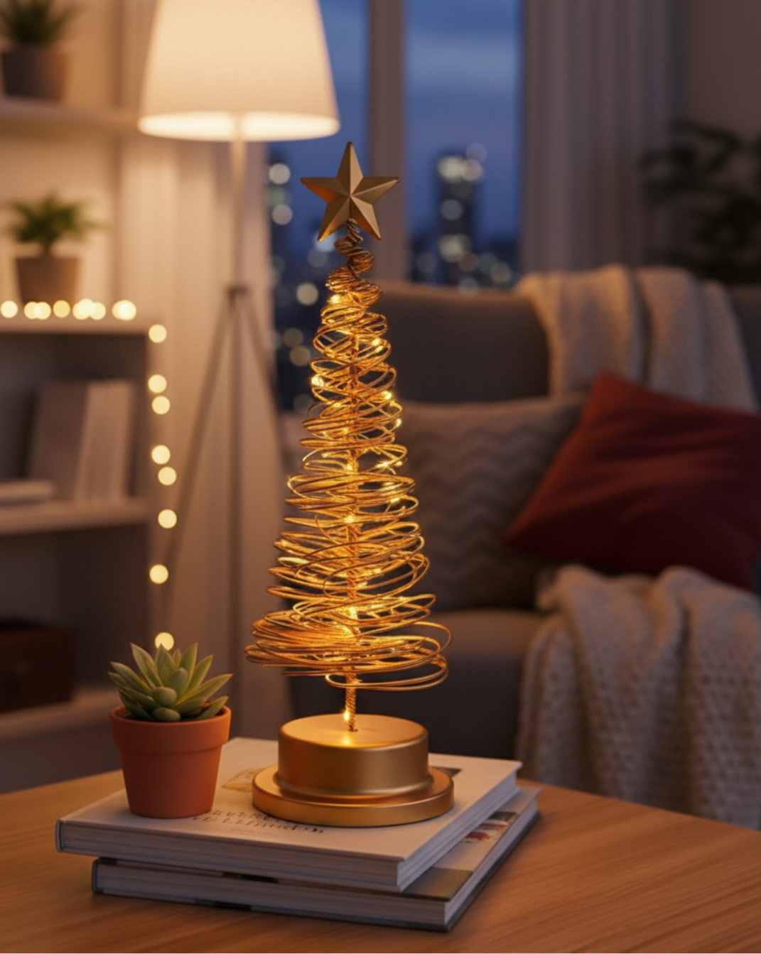 LED Kerstboom Tafellamp – Moderne Sfeerlamp