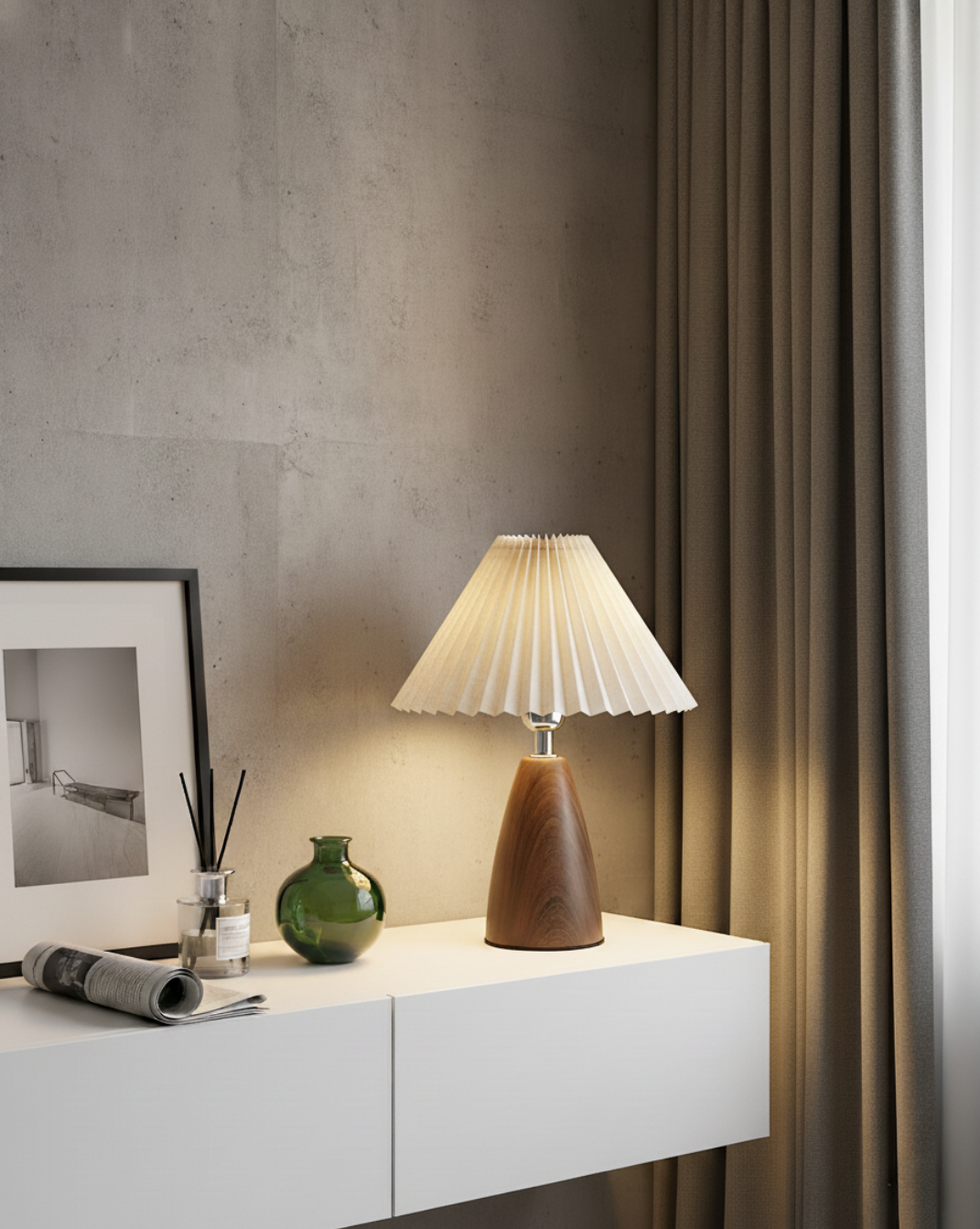 Nordic Cilinder Vintage Tafellamp