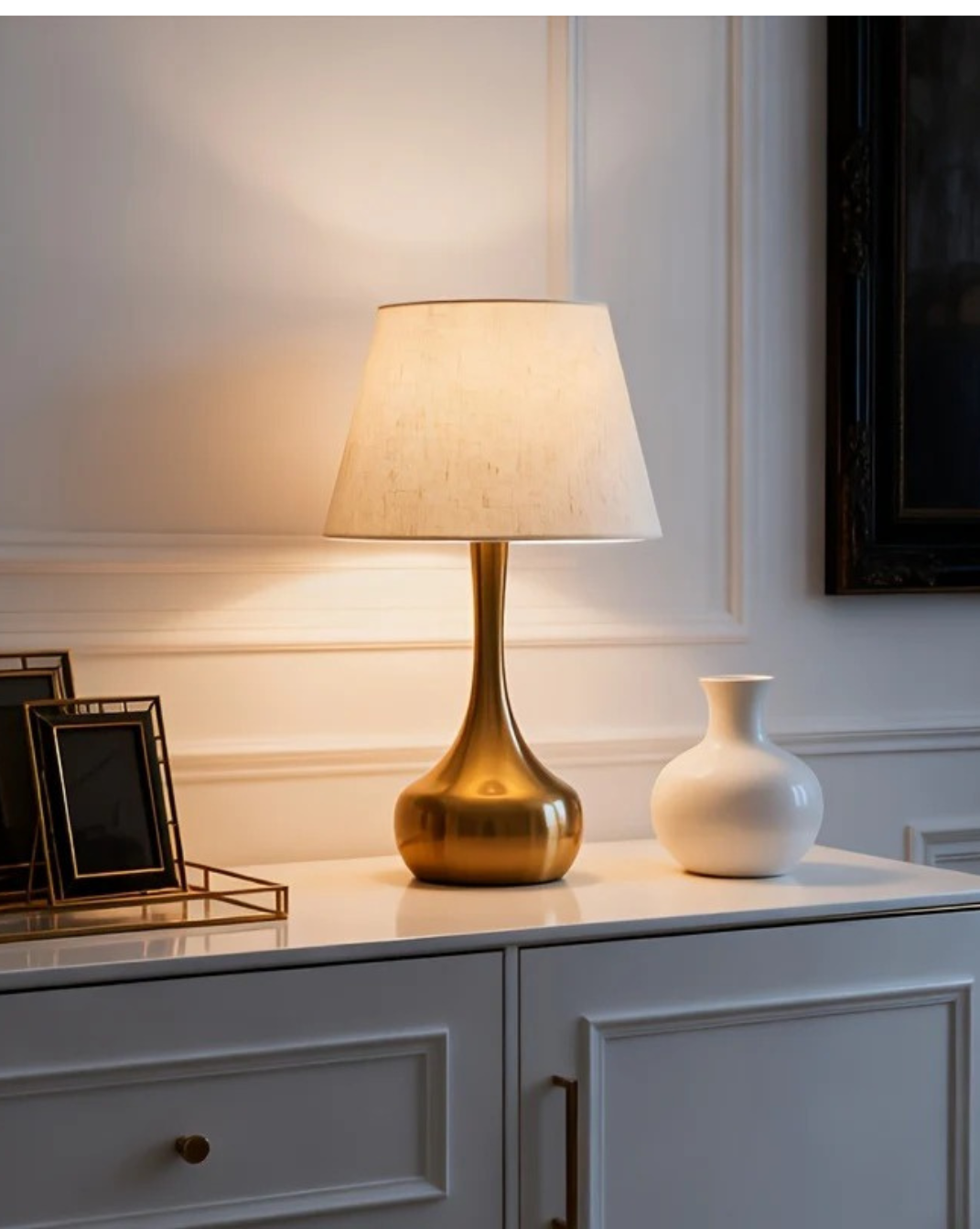 Moderne Gouden Tafellamp