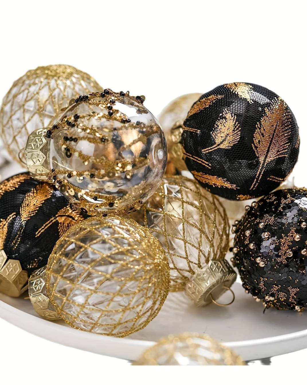 Moderne Kerstballen-Set – 25 Stuks – Elegante Mix voor de Kerstboom