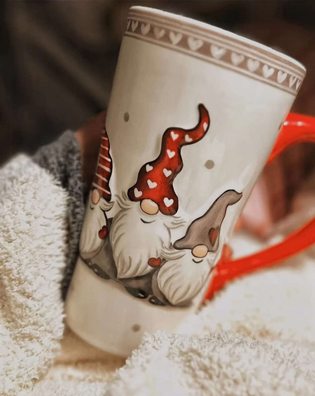 Kerst Mok Santa Claus – 550 ml Rood-Wit