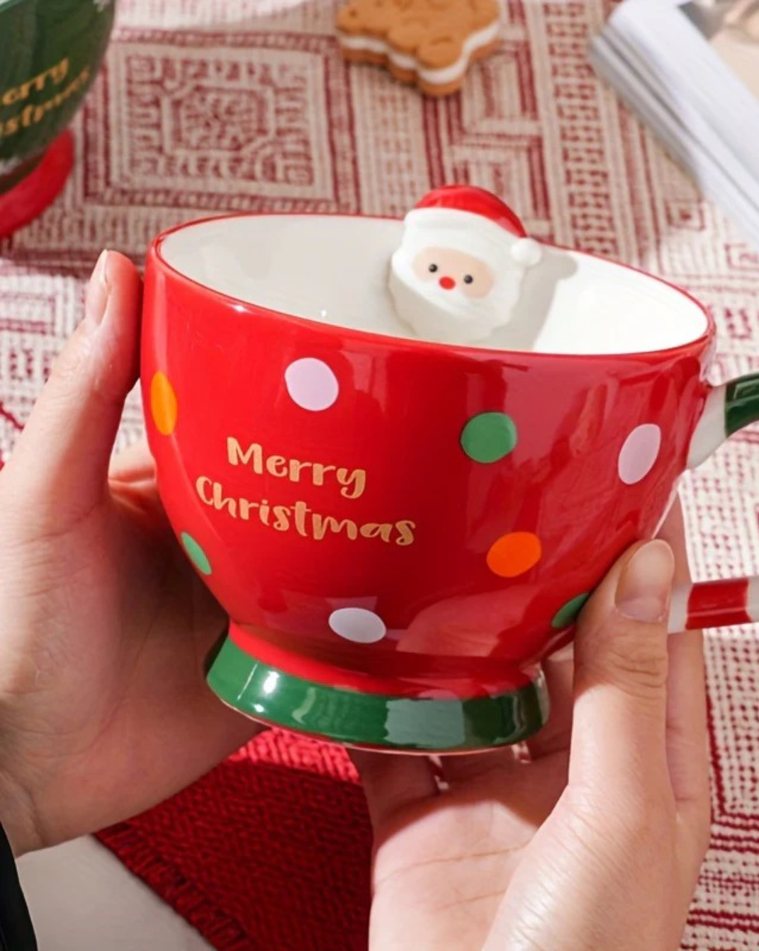 Feestelijke Keramische Mok 500 ml – Cartoon Design