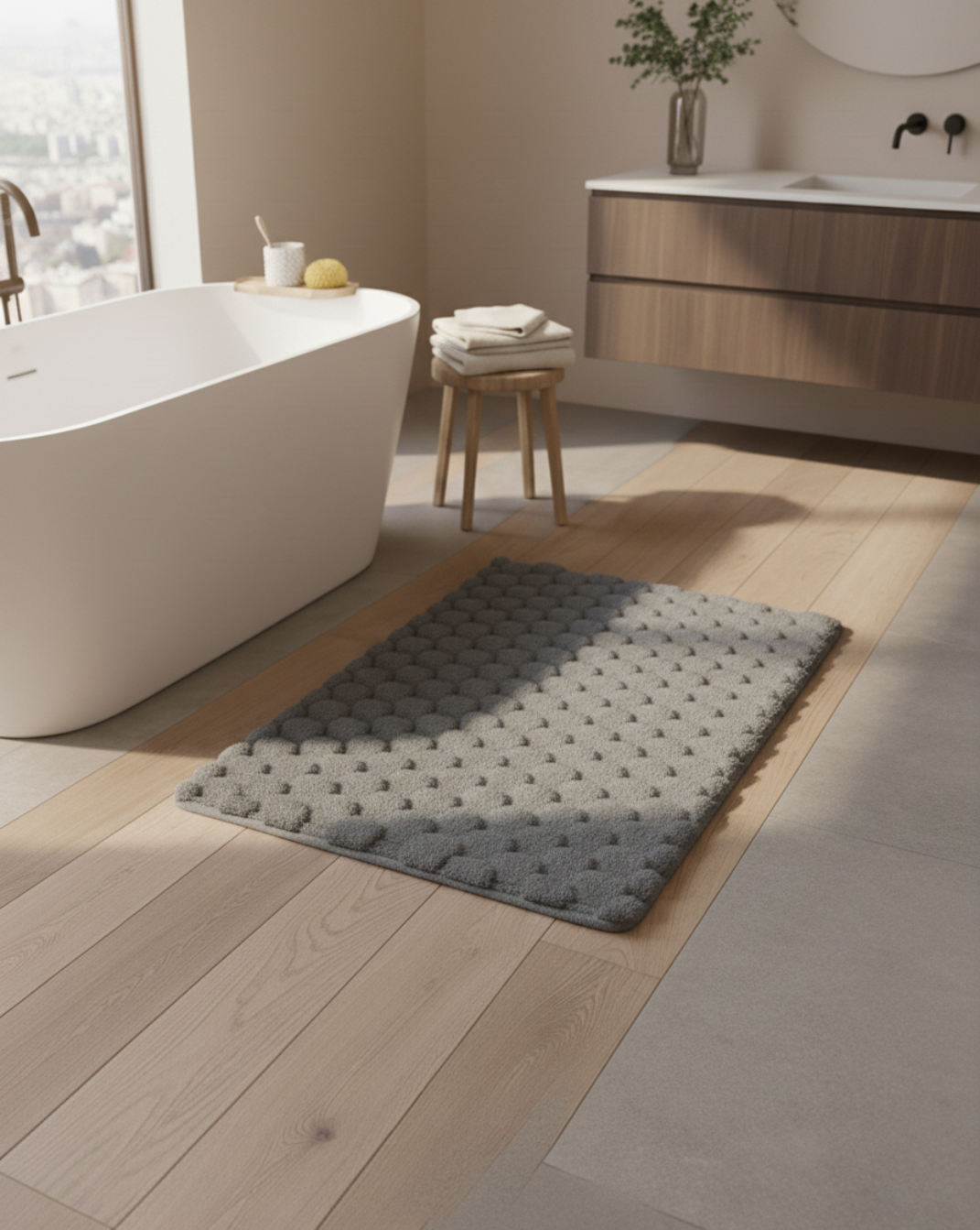 Luxe Pluche Absorberende Badmat – | Maison Roze - Maison Roze