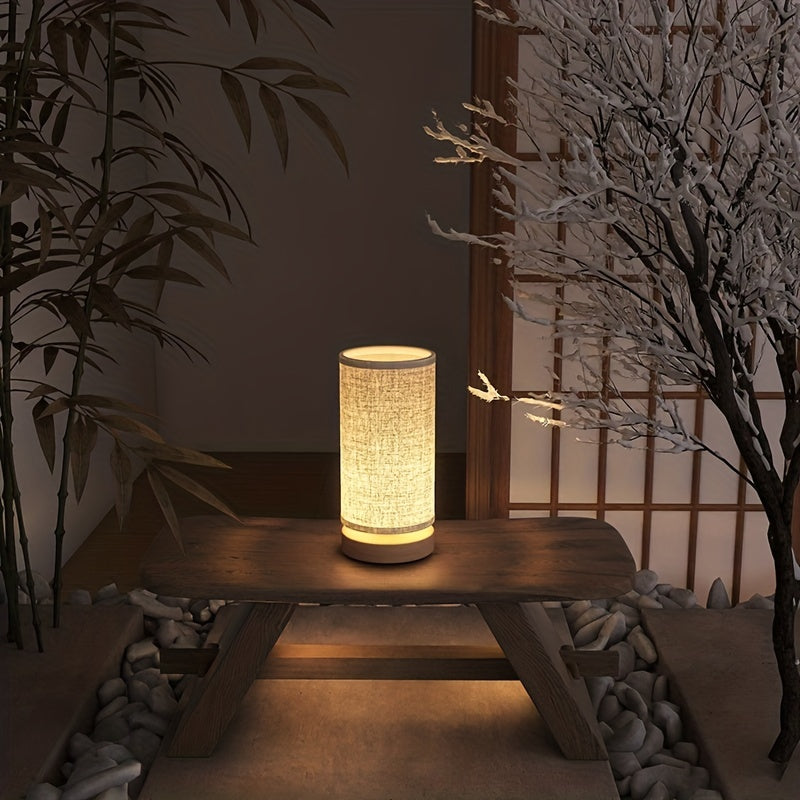 Moderne Houten Tafellamp met Verstelbare LED Verlichting – Eenvoudig en Creatief Nachtlampje