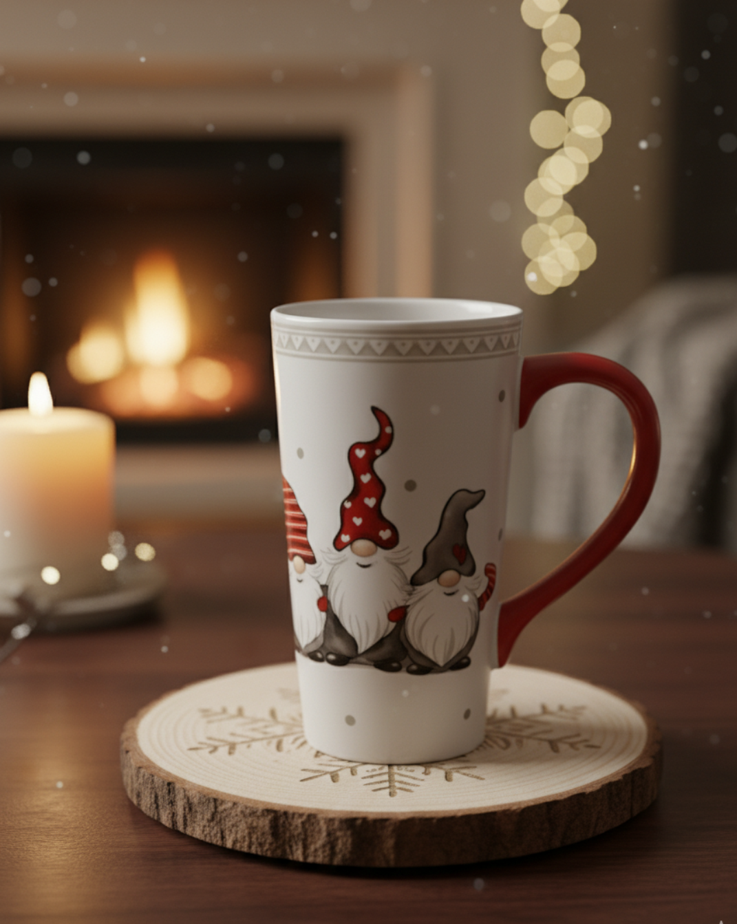 Kerst Mok Santa Claus – 550 ml Rood-Wit