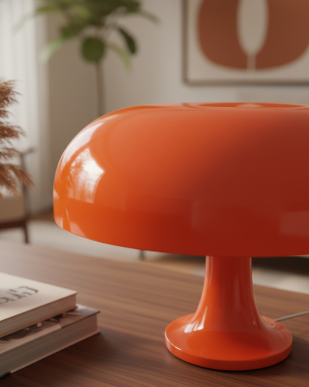 Moderne Paddenstoel tafellamp