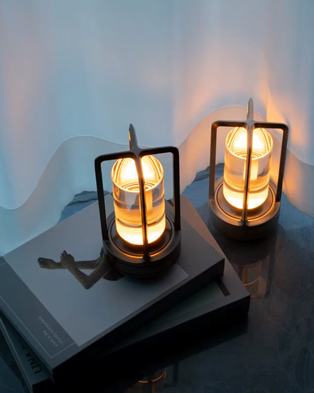 Minimalistische Crystal LED Lamp