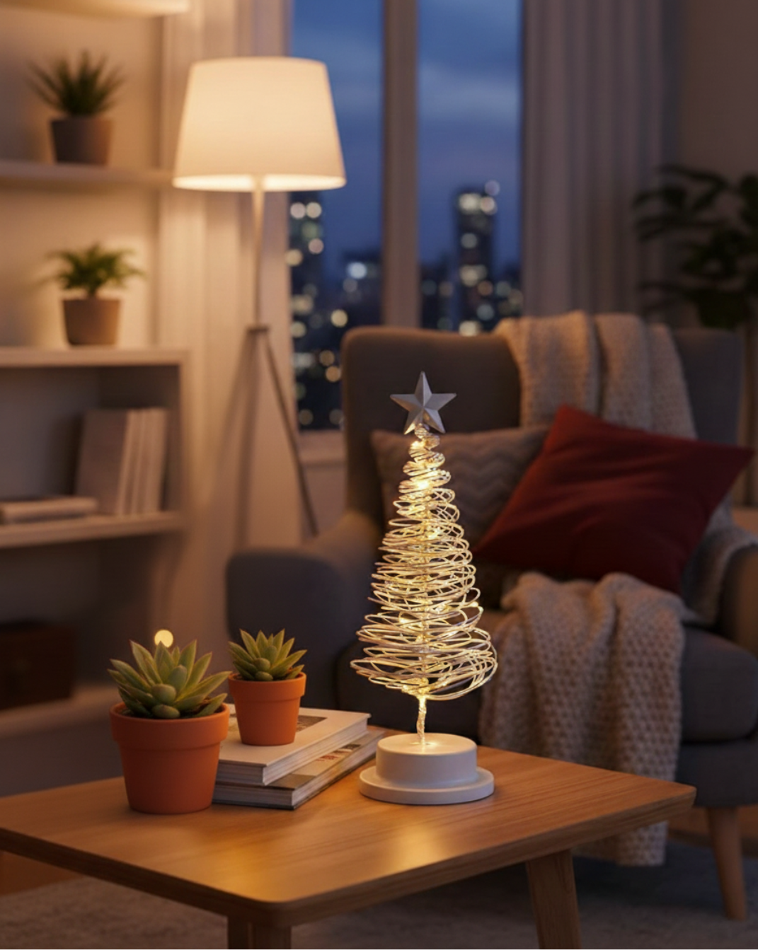 LED Kerstboom Tafellamp – Moderne Sfeerlamp