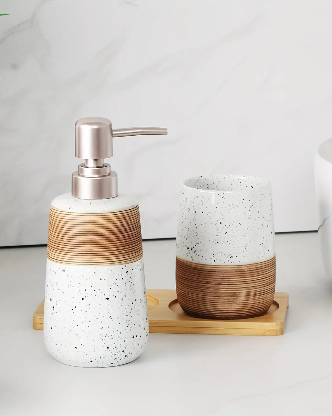 Keramische Badkamerset 2-Delig | Maison Roze - Maison Roze