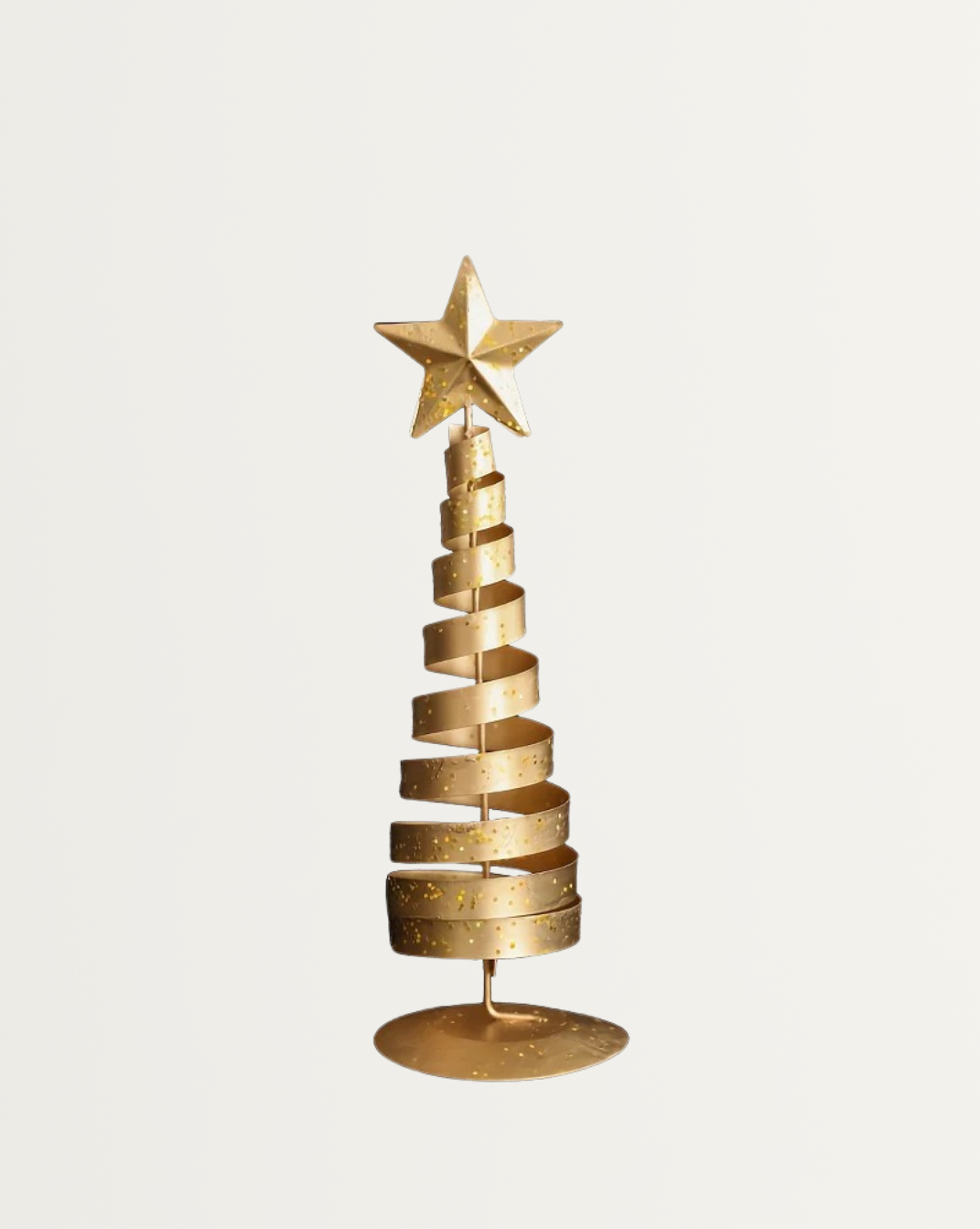 Vintage gouden ijzeren kerstboom decor