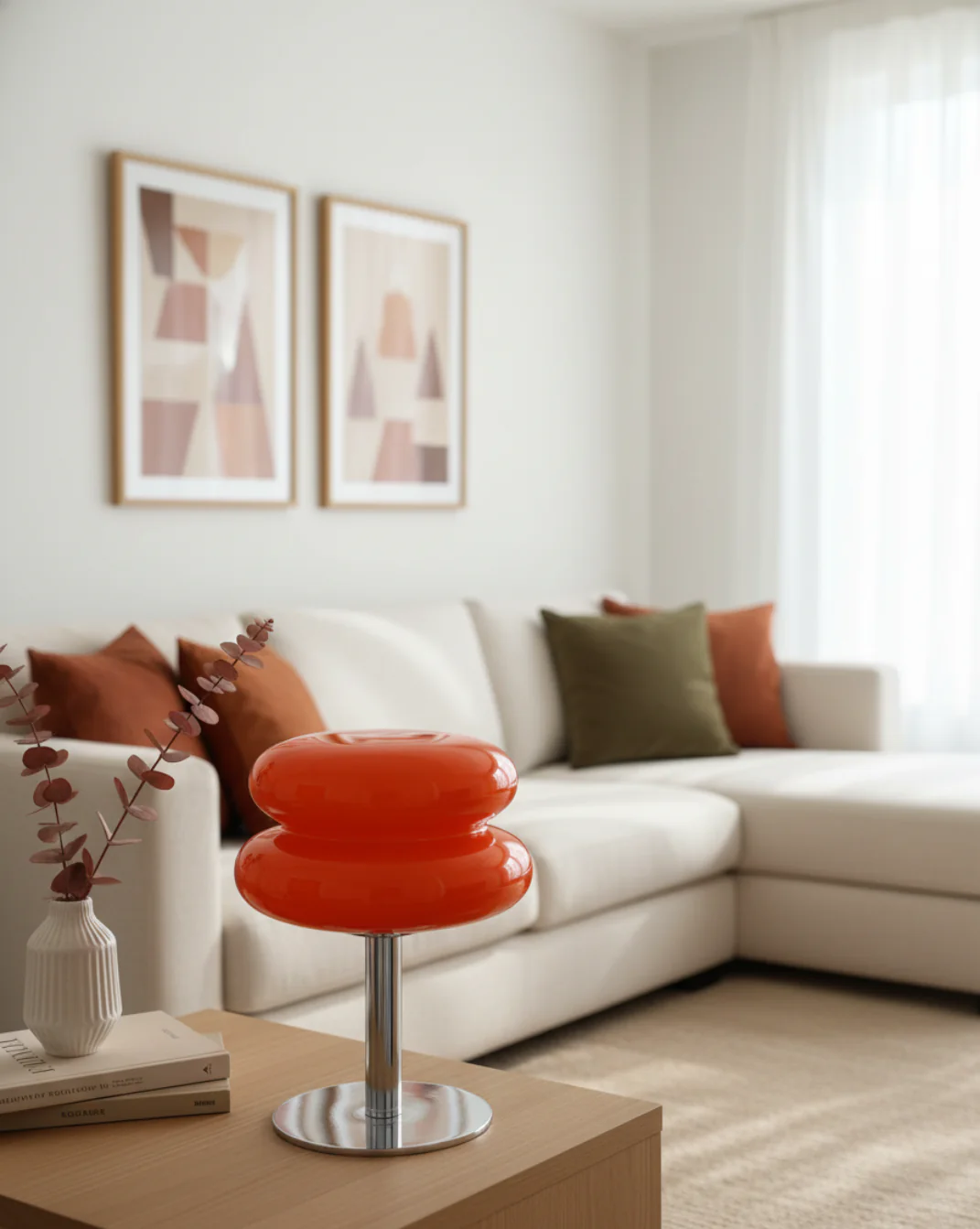 Glazen Tafel Lamp - Trichromatische Dimming