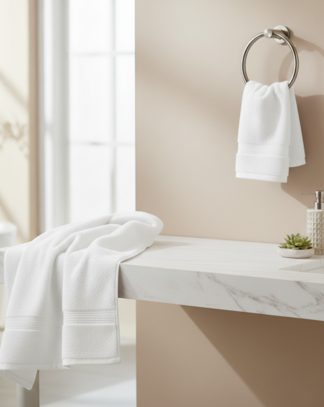 Badhanddoek Set Katoen (4 stuks)