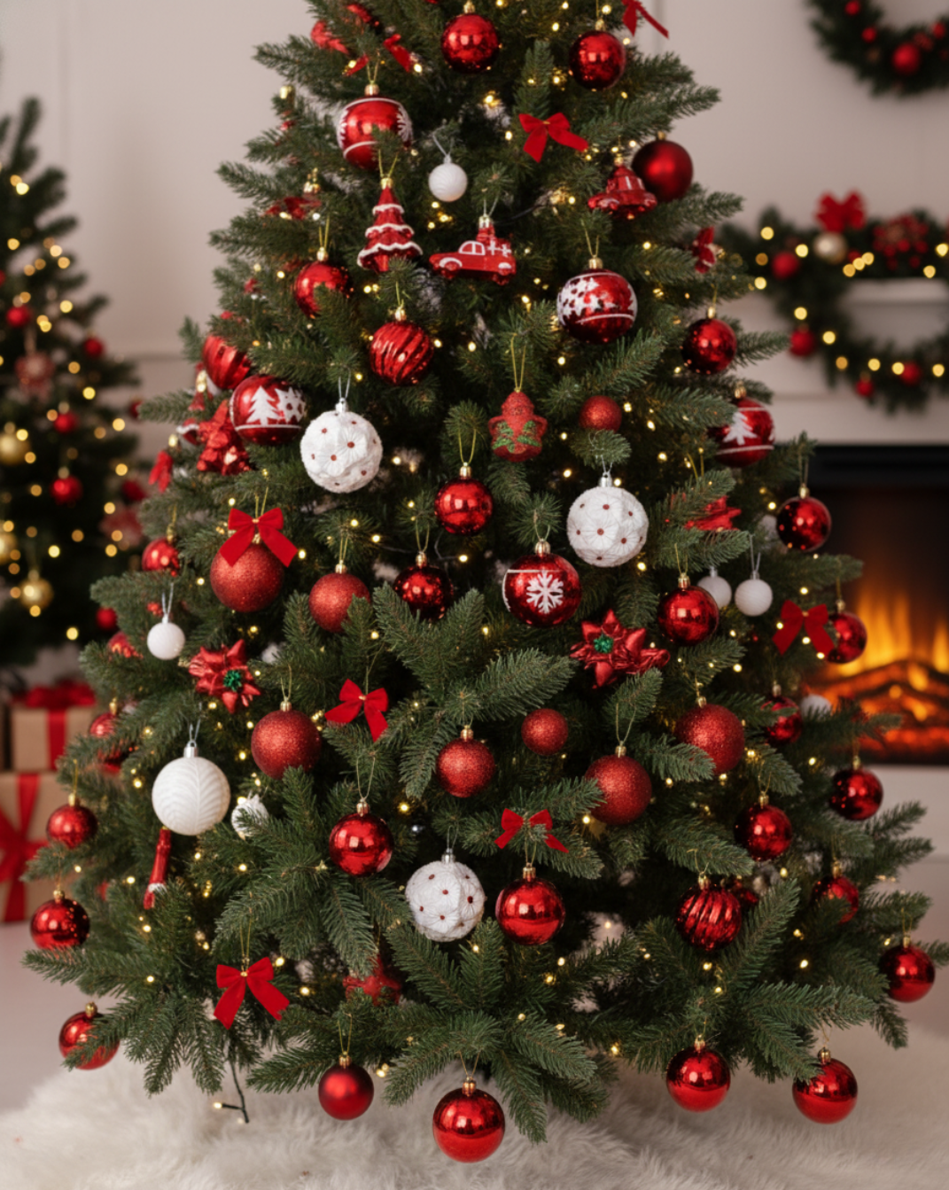 Shatterproof kerstballen-set 42 stuks