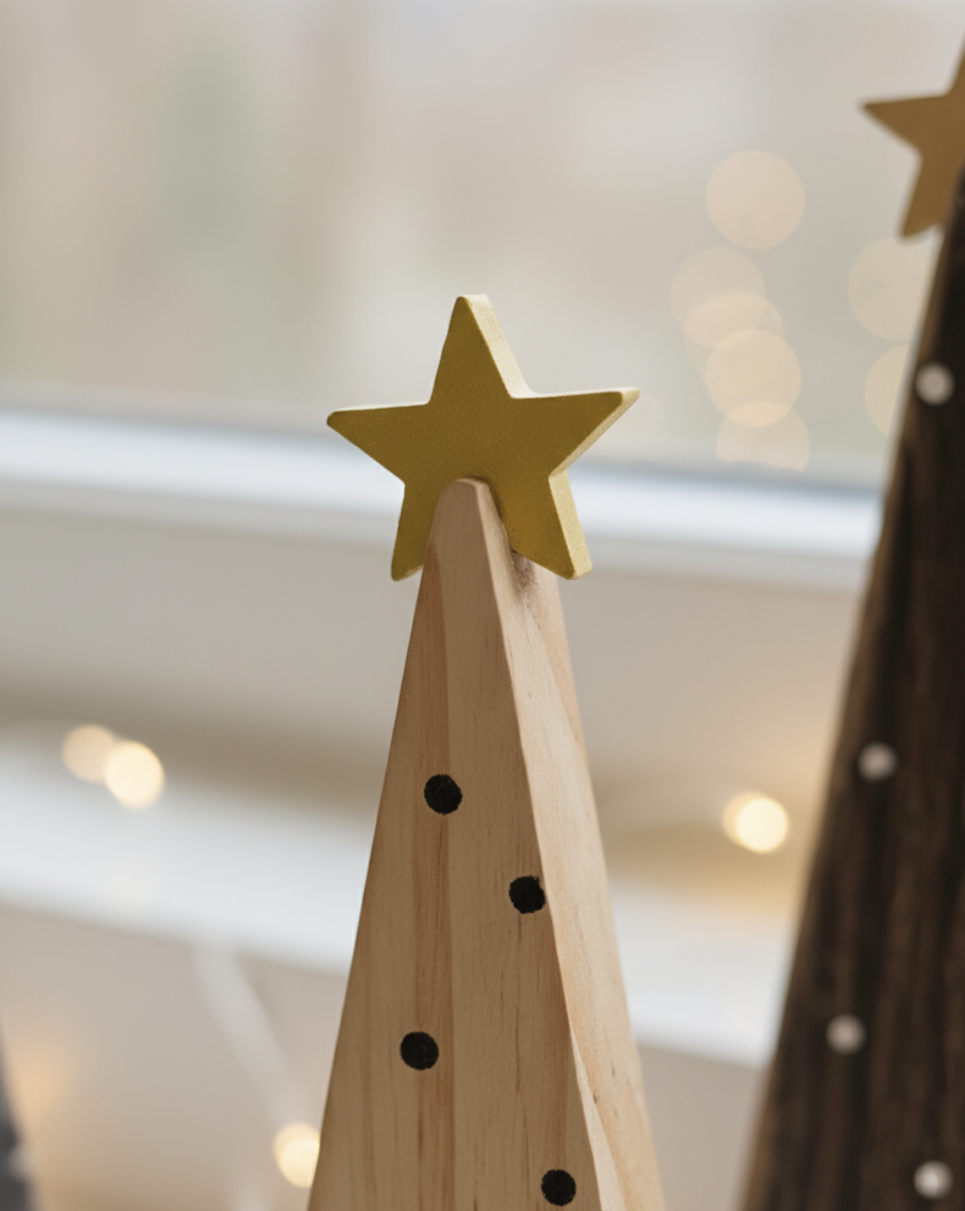 3-delige boheemse kerstboom-set