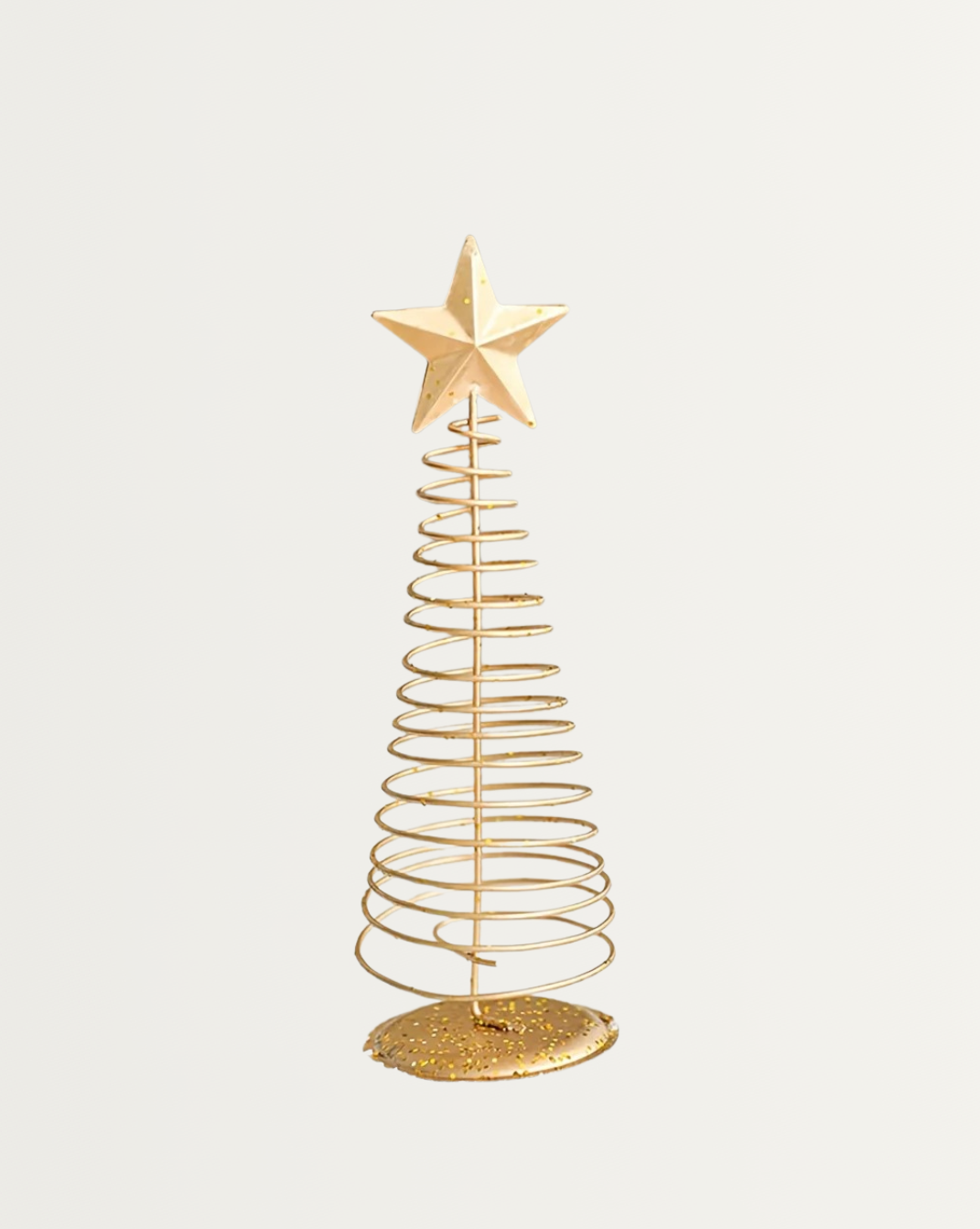 Vintage gouden ijzeren kerstboom decor