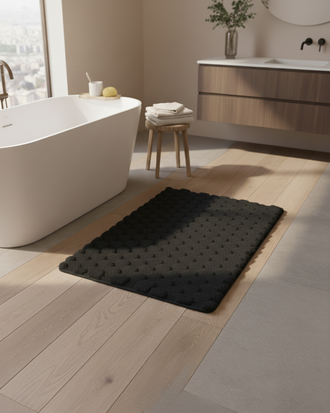 Luxe Pluche Absorberende Badmat – | Maison Roze - Maison Roze