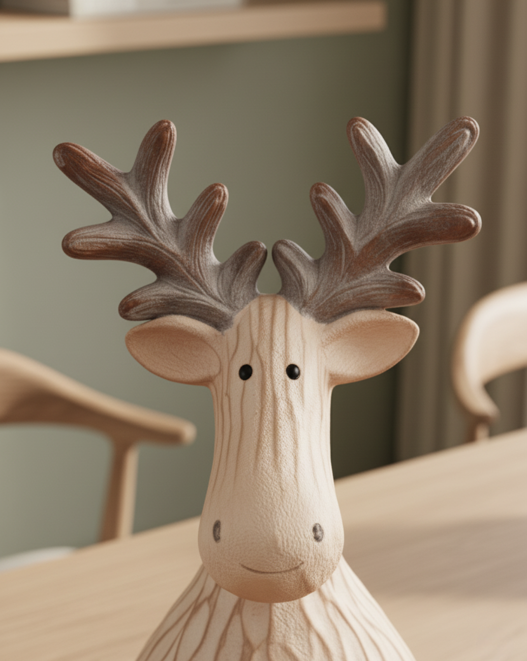 Feestelijk Rendier beeld - Kerstdecoratie vol Sfeer