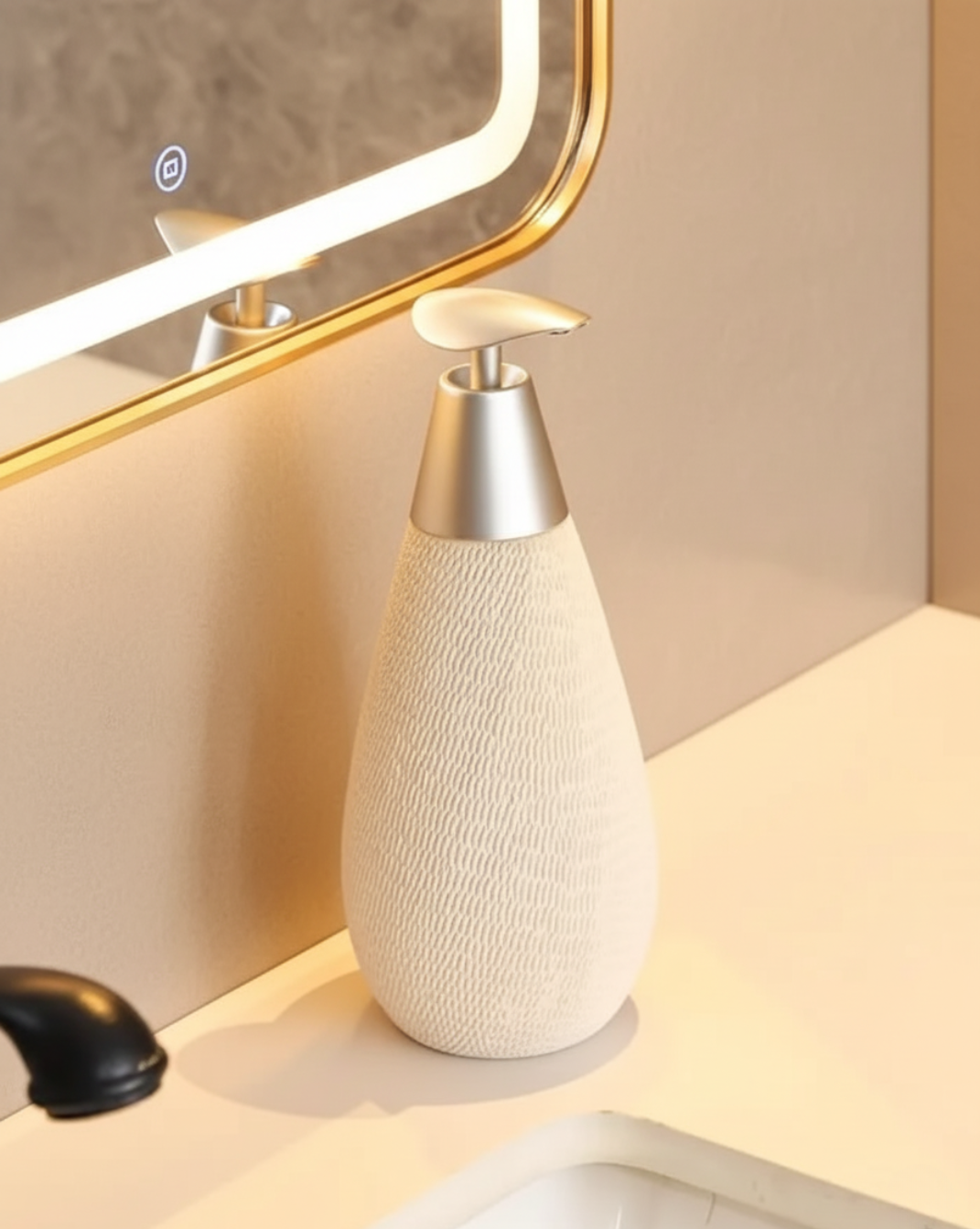 Keramische Zeepdispenser Badkamer – Japanse Vintage Stijl | Maison Roze - Maison Roze