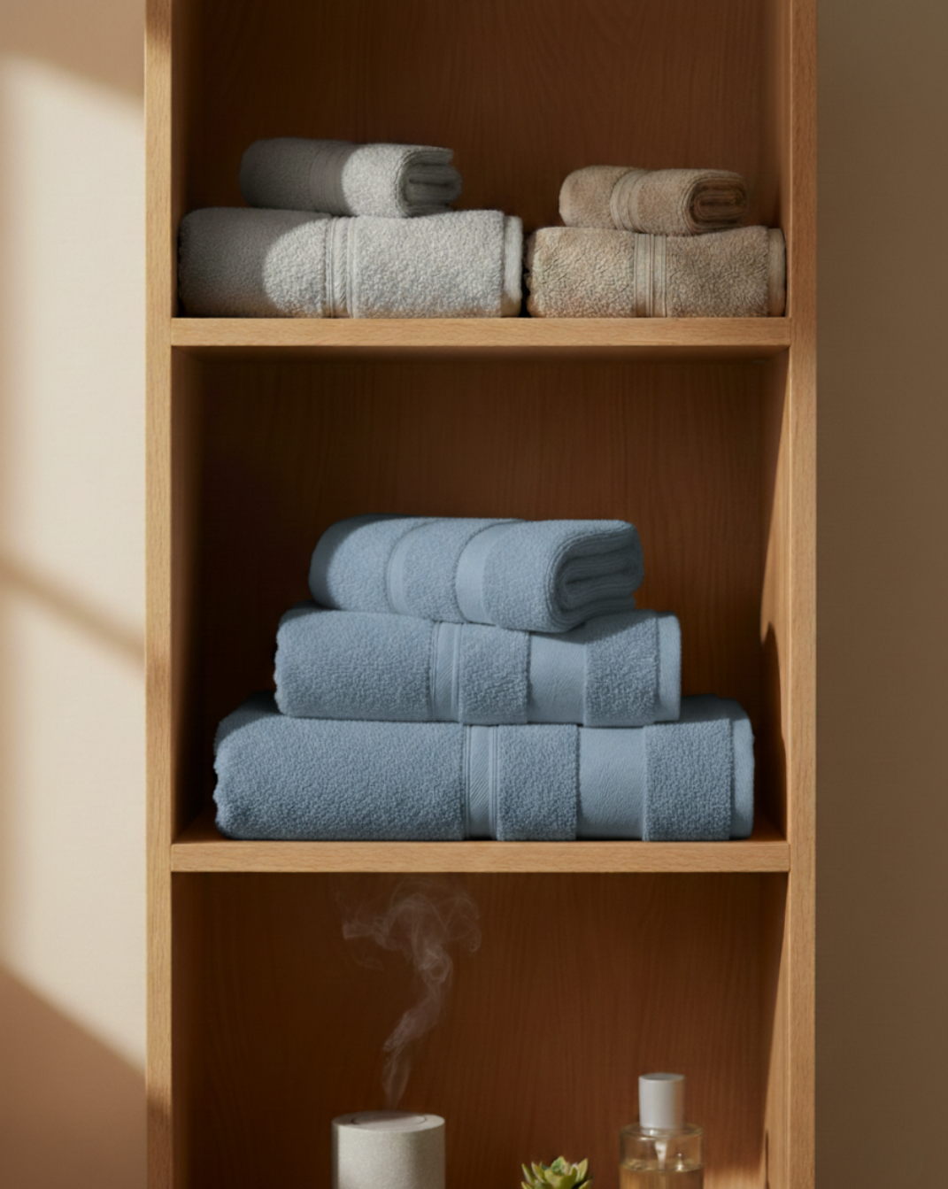 Badhanddoek Set Katoen (4 stuks)