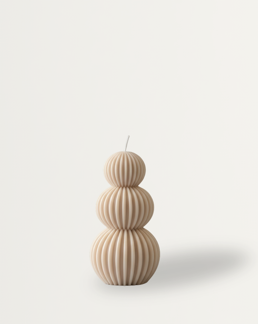 Minimalistische geometrische Kaars - Duurzaam Sojawas