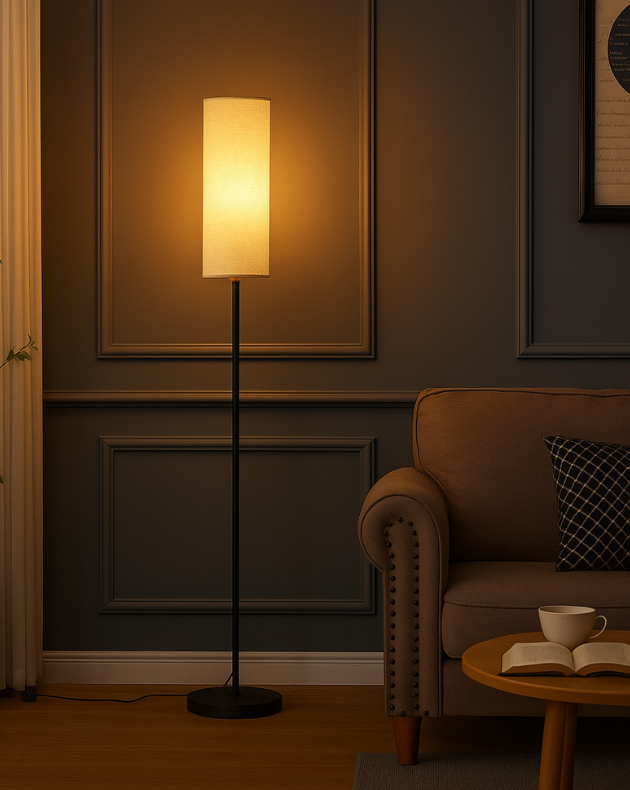 Vloerlamp met Voetenschakelaar - Dimbare Leeslamp voor Thuis