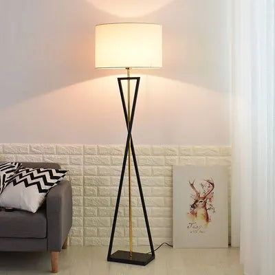 Vloerlamp Zwart - Moderne Nordic Staande Lamp voor Woonkamer en Slaapkamer