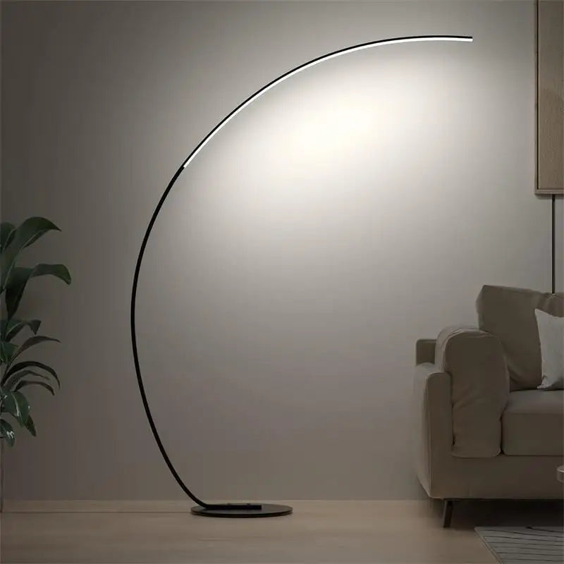 Nordic LED Hoekvloerlamp - Energiezuinig, Stijlvol en Ruimtebesparend