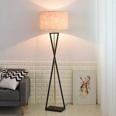 Vloerlamp Zwart - Moderne Nordic Staande Lamp voor Woonkamer en Slaapkamer