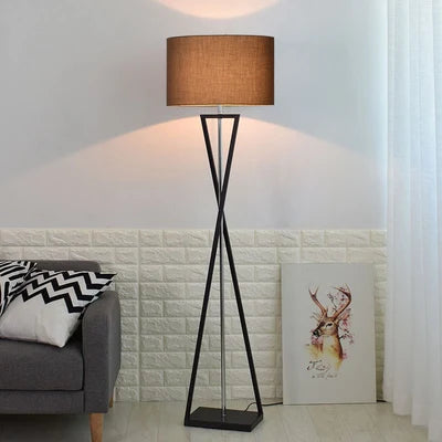 Vloerlamp Zwart - Moderne Nordic Staande Lamp voor Woonkamer en Slaapkamer