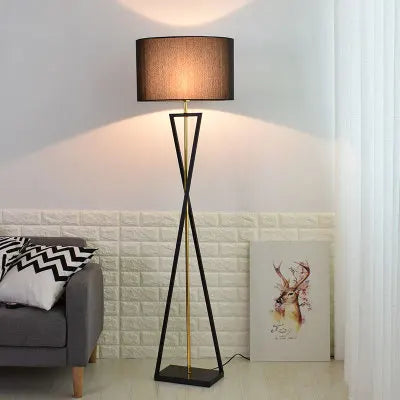 Vloerlamp Zwart - Moderne Nordic Staande Lamp voor Woonkamer en Slaapkamer
