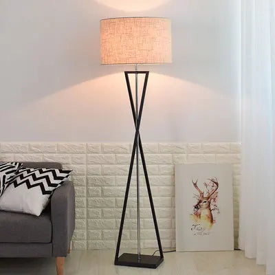 Vloerlamp Zwart - Moderne Nordic Staande Lamp voor Woonkamer en Slaapkamer
