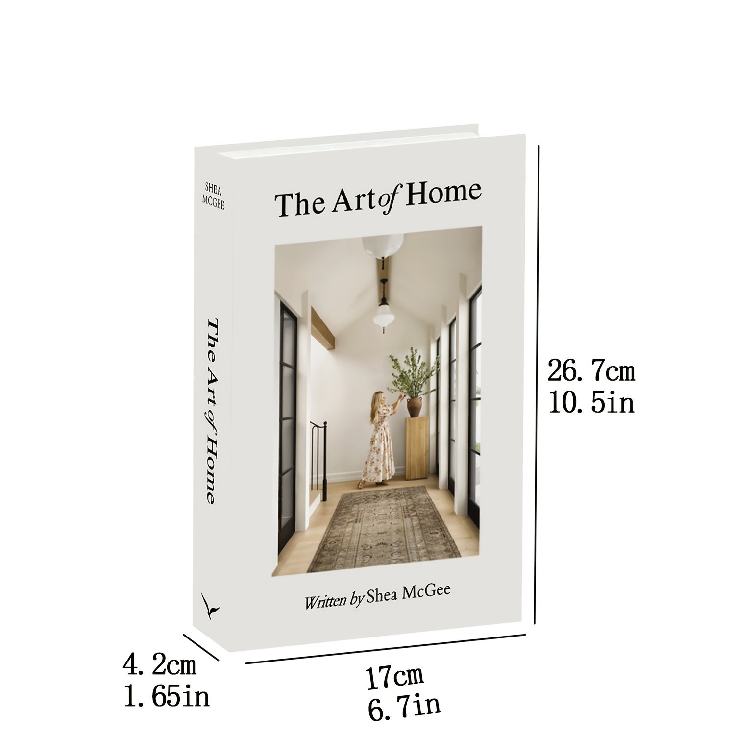 Set van 3 Decoratieve Papieren Boeken voor Huisdecoratie – Bruin, Wit en Beige