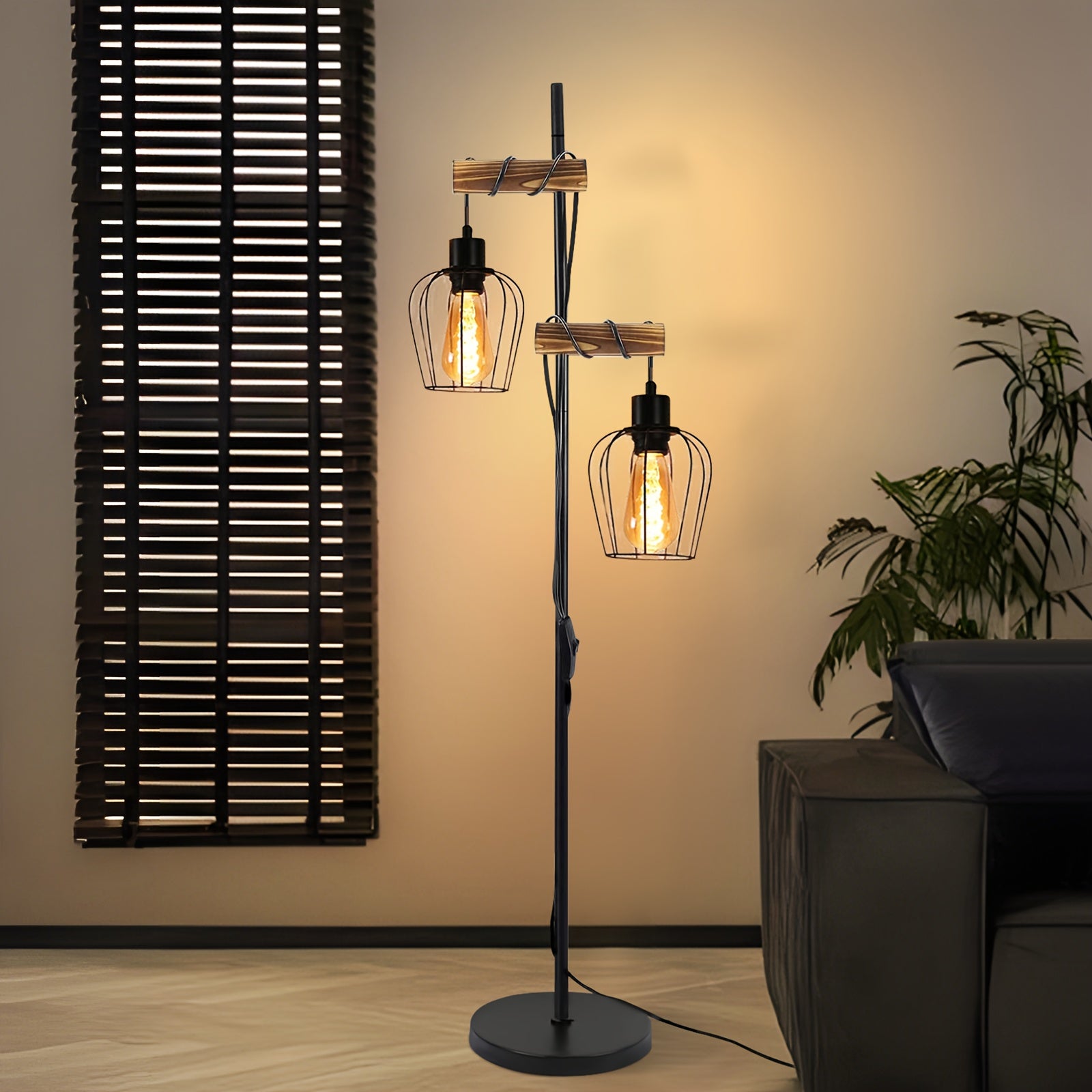 Vloerlamp - Industrieel Design voor Retro Sfeer